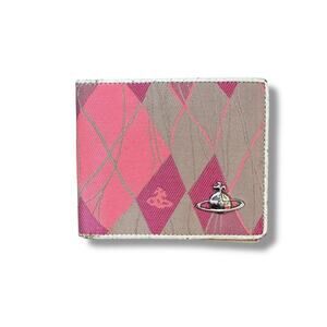 Vivienne Westwood Pink Argyle Wallet